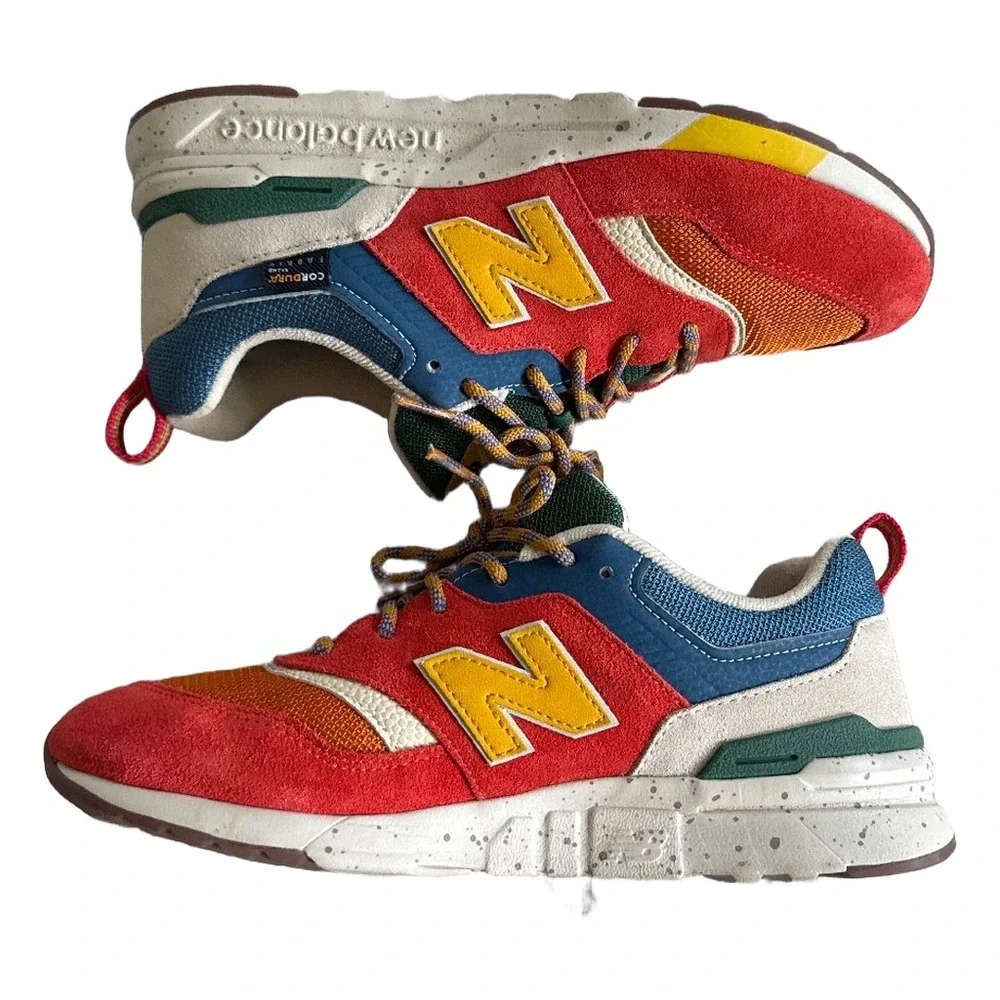 New Balance 997H Multicolor Cordura Suede Sneakers GR997HCZ Mens 6.5 Womens 8